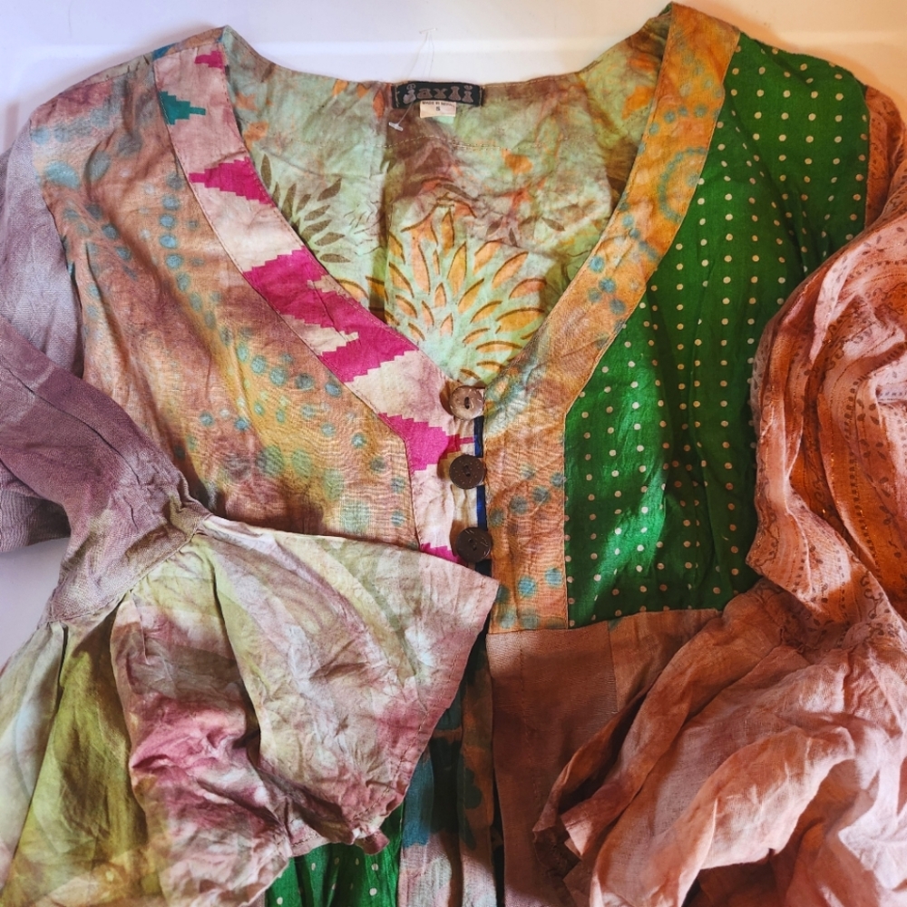 183 Jayli Jaypuri Patchwork Long Duster - Retail … - image 5